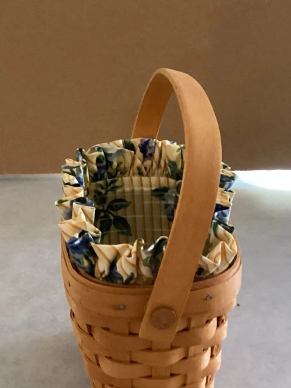 Longaberger Woven 1997 Horizon of Hope Storage Basket Liner Protector